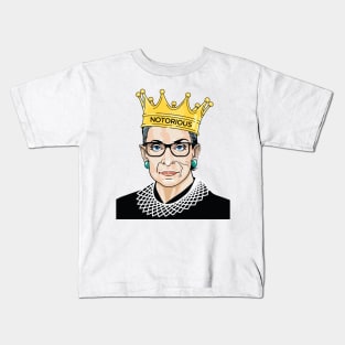 Notorius Ruth Bader Ginsburg Kids T-Shirt